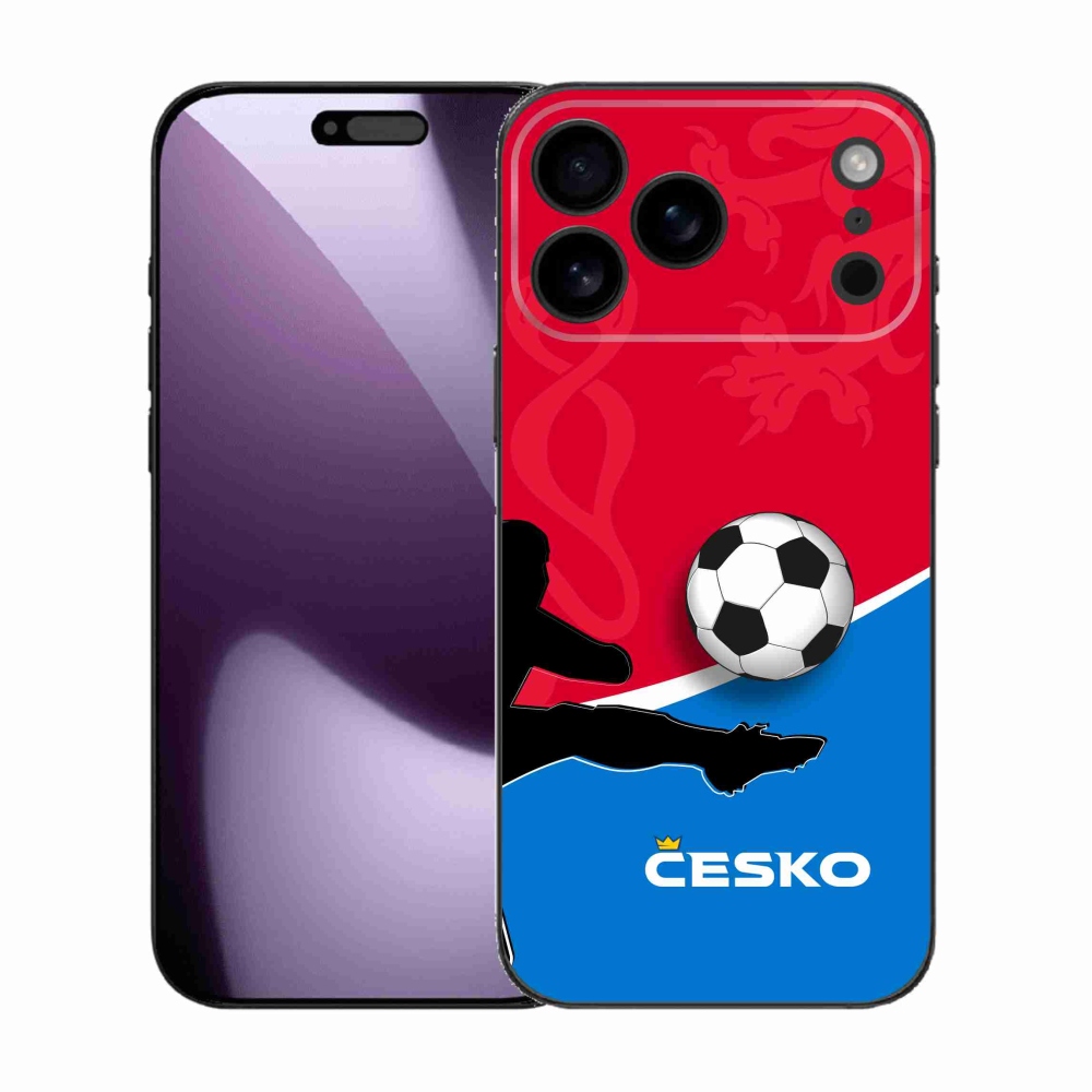 Gélový kryt mmCase na iPhone 17 Pro Max - futbal Česko 2