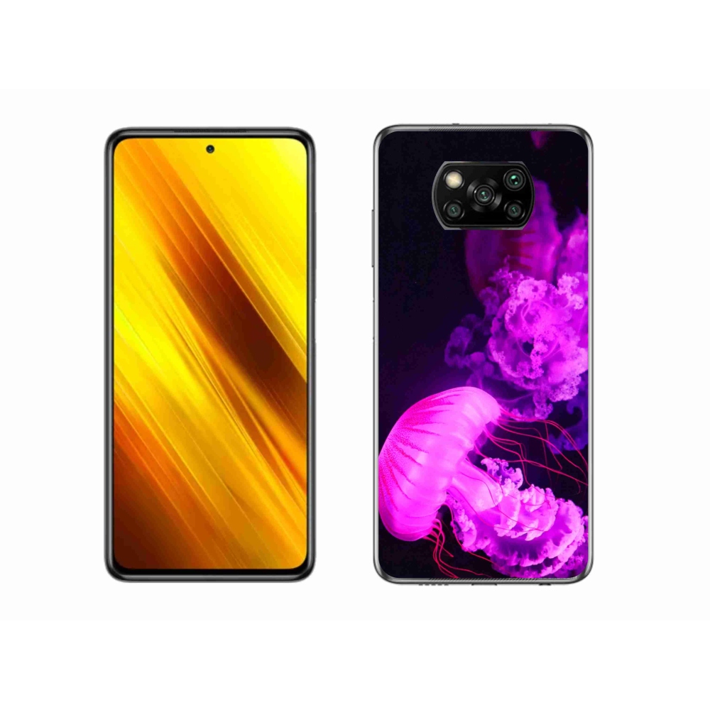 Gélový kryt mmCase na Xiaomi Poco X3 Pro - medúza 1