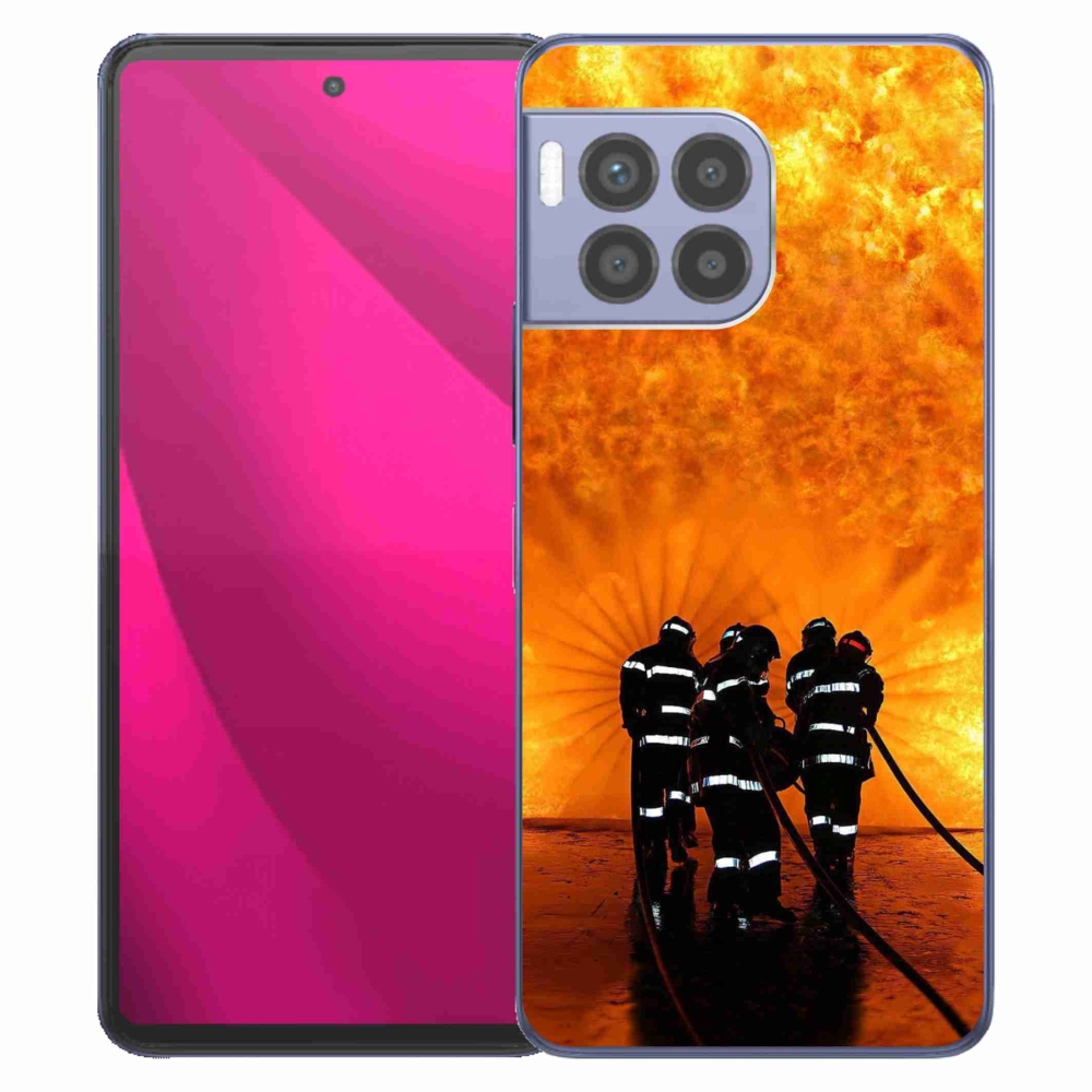 Gélový kryt mmCase na T-Mobile T Phone 2 Pro - požiar
