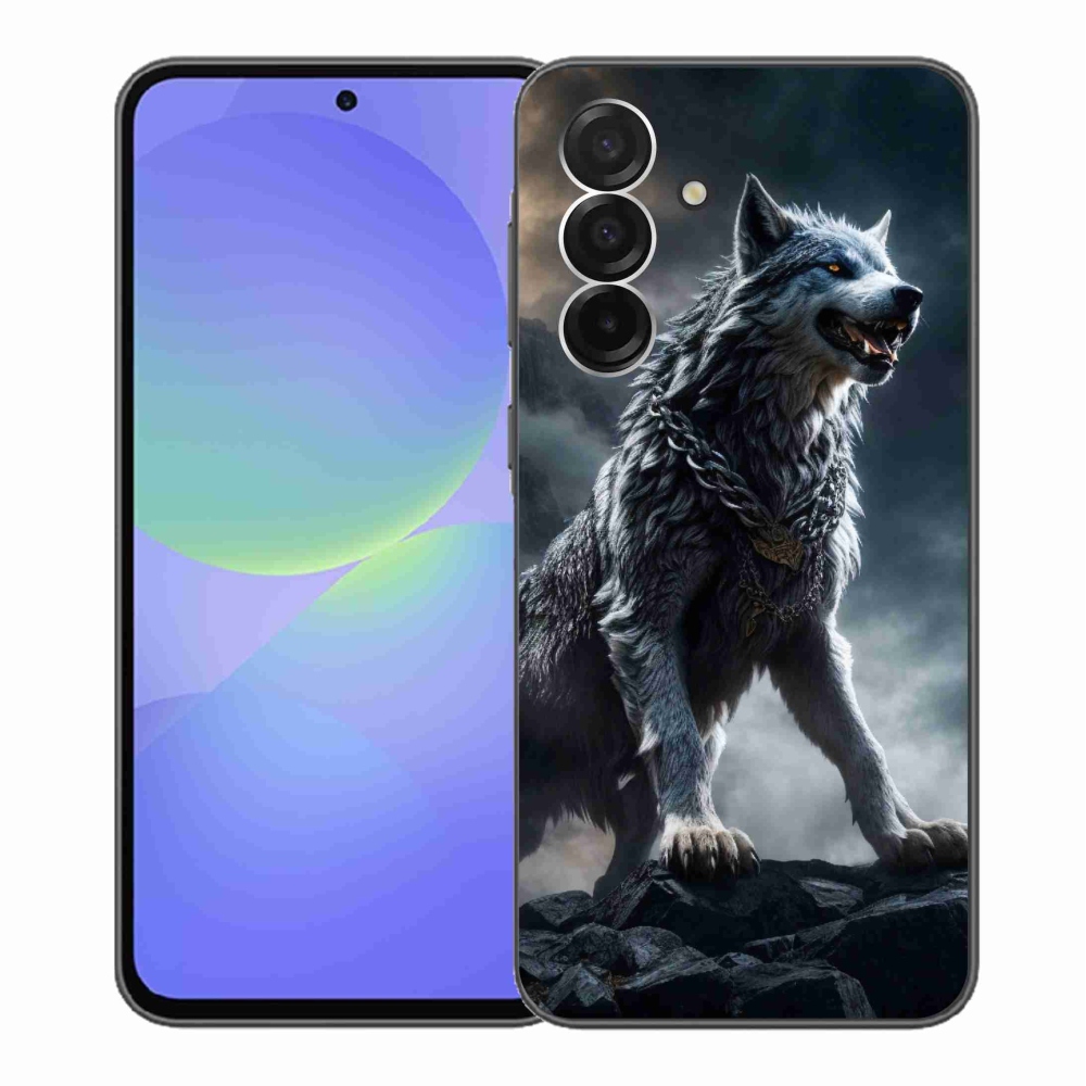 Gélový kryt mmCase na Samsung Galaxy A36 5G - vlk 1