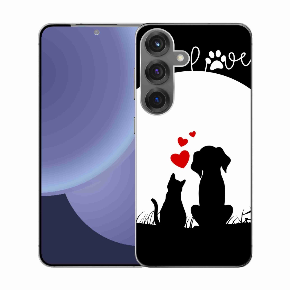 Gélový kryt mmCase na Samsung Galaxy S25 - zvieracia láska