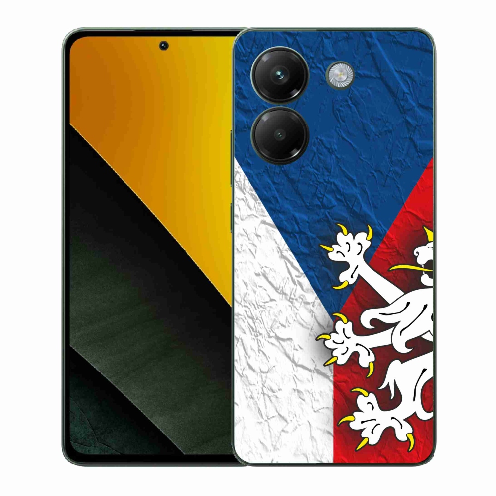 Gélový kryt mmCase na Xiaomi Poco M7 Pro 5G - česká vlajka 1