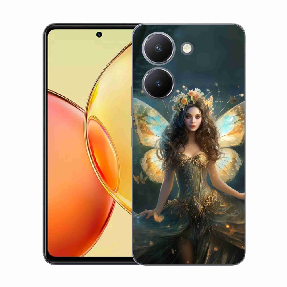 Gélový kryt mmCase na Vivo Y36 - motýlia žena