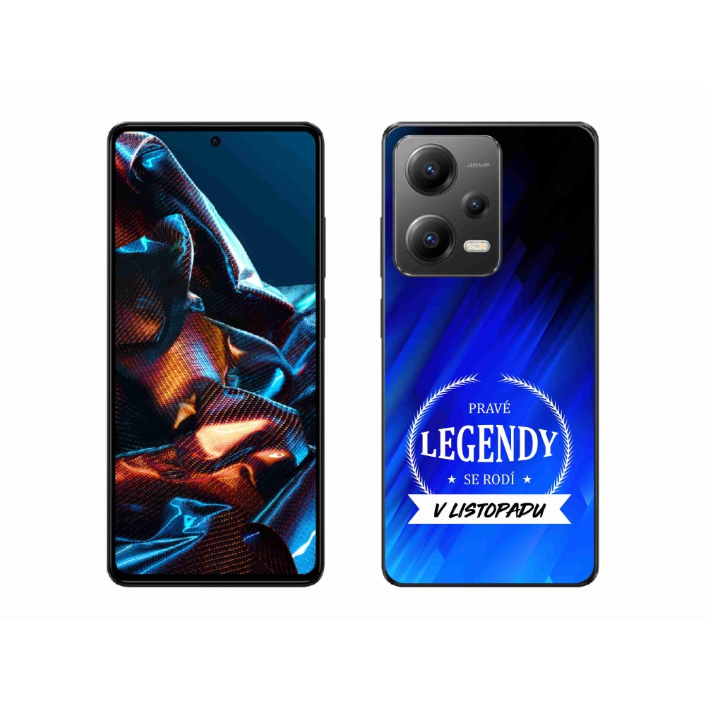 Gélový kryt mmCase na Xiaomi Redmi Note 12 Pro 5G - legendy v novembri modré pozadie