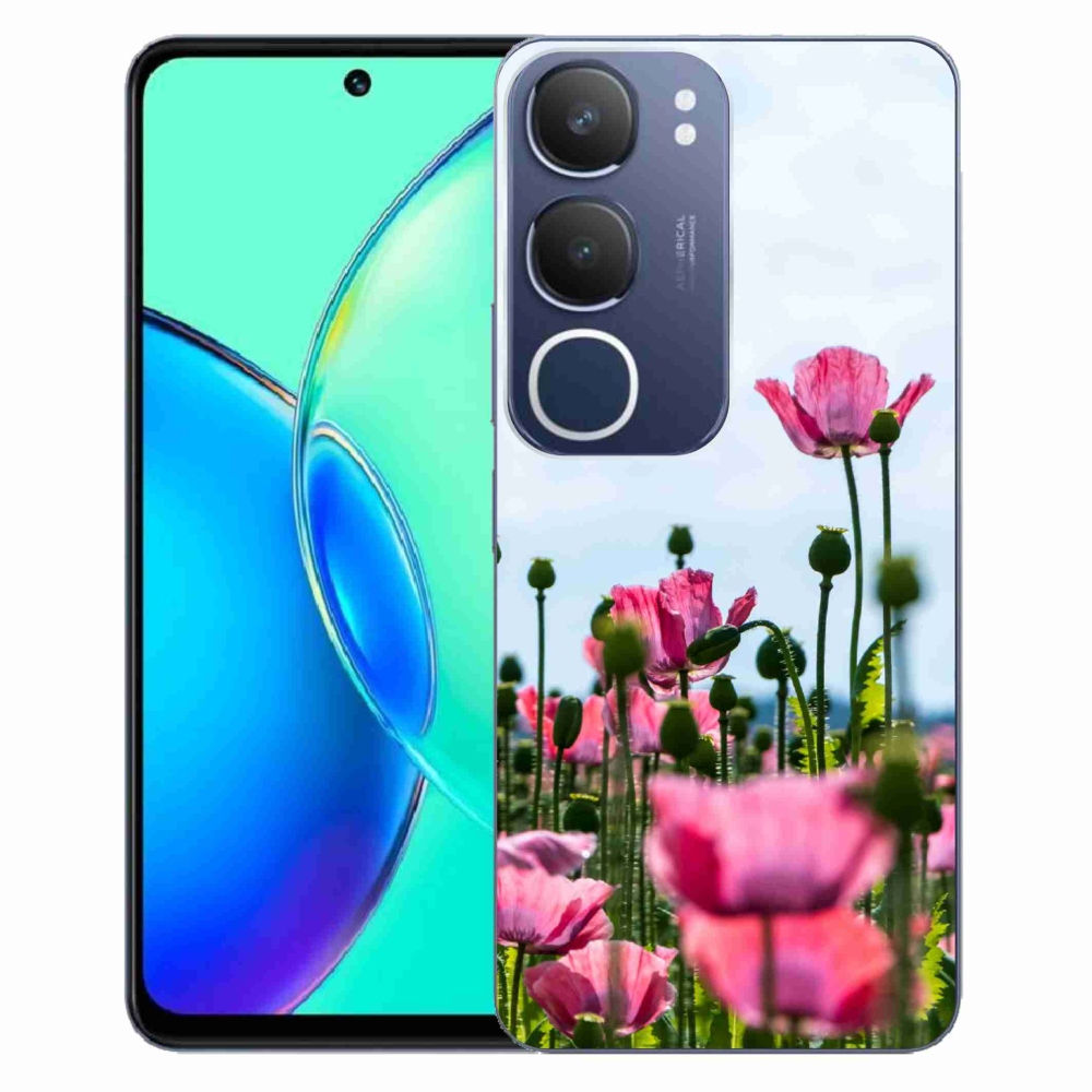 Gélový kryt mmCase na Vivo Y19s - vlčí mak