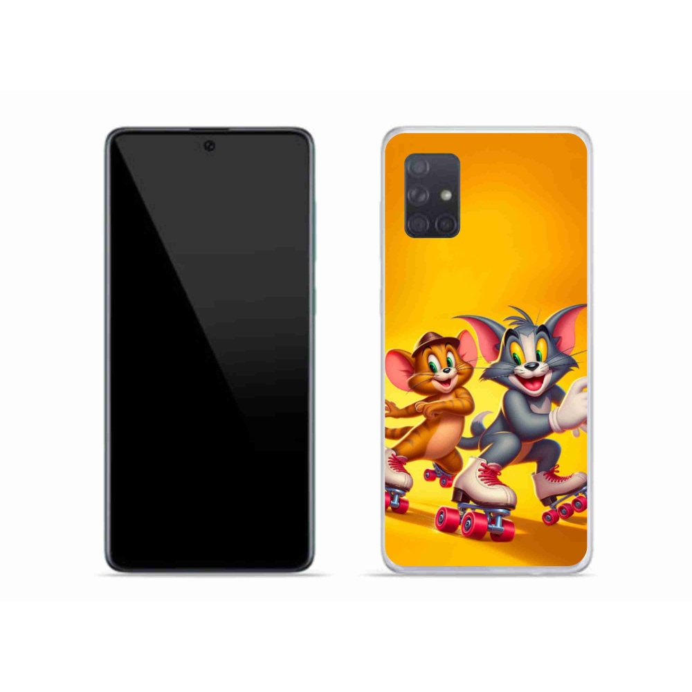 Gélový kryt mmCase na Samsung Galaxy A71 - Tom a Jerry