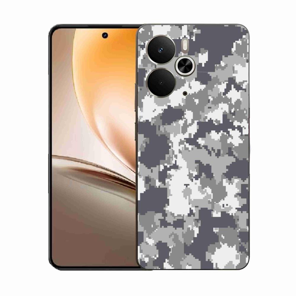 Gélový kryt mmCase na Realme 14 5G - maskáčový vzor 2