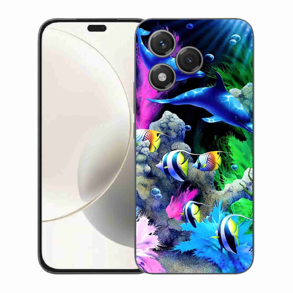 Gélový kryt mmCase na Honor 400 Lite - morský svet