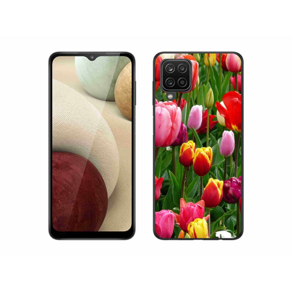 Gélový kryt mmCase na Samsung Galaxy M12 - tulipány