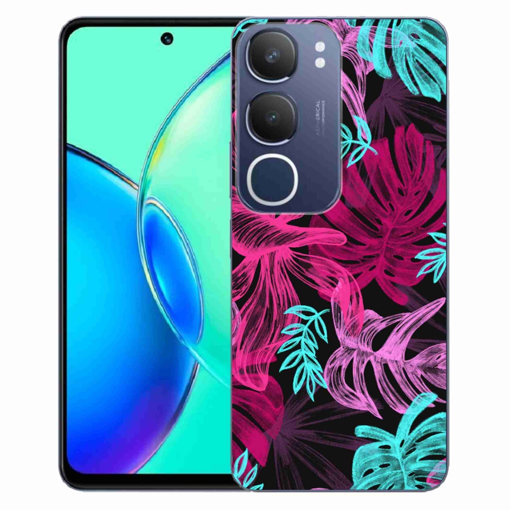 Gélový kryt mmCase na Vivo Y19s - kvety 1