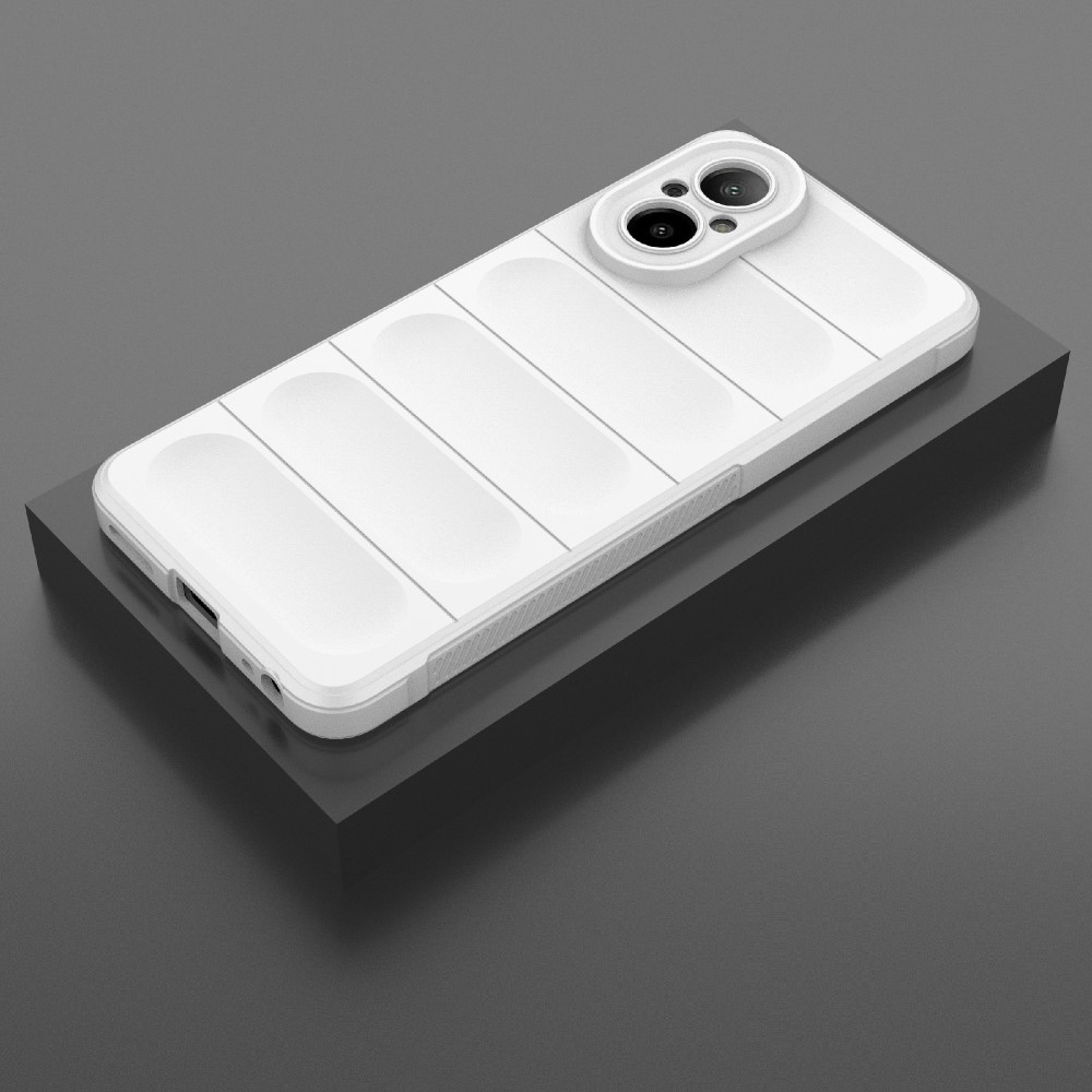 Rugg odolný gelový kryt na mobil Realme C67 - biely