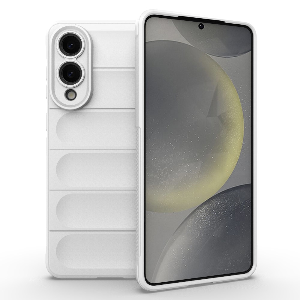 Rugg odolný gélový obal na Samsung Galaxy S25 Edge - biely