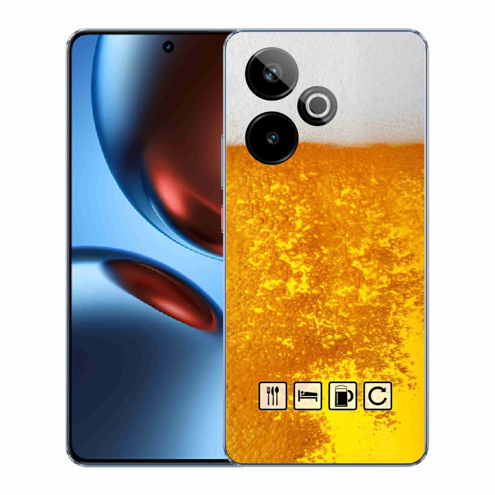 Gélový kryt mmCase na Realme GT 7 5G/GT 7T 5G - pivný motív 3