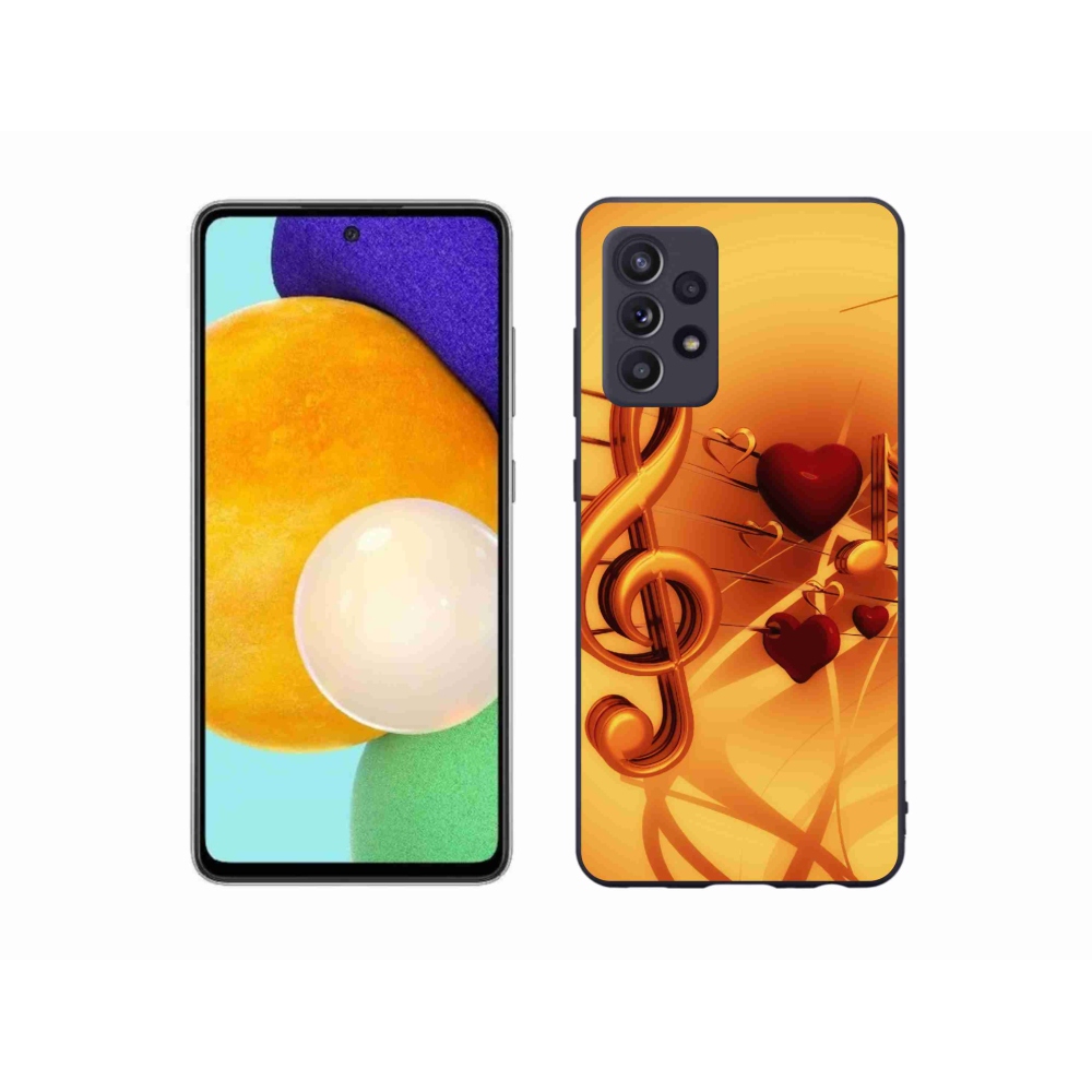 Gélový kryt mmCase na Samsung Galaxy A52/A52 5G - noty