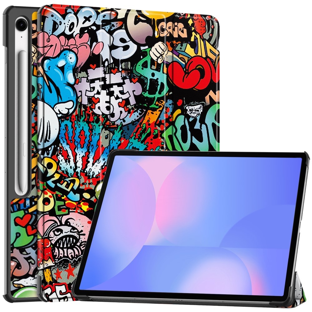 Patte chytré zatváracie púzdro na Samsung Galaxy Tab S10 FE+ - graffiti