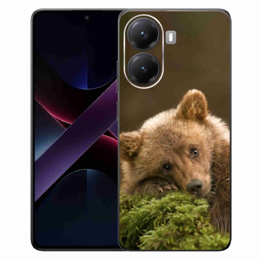 Gélový kryt mmCase na Xiaomi Poco X7 Pro 5G - medveď