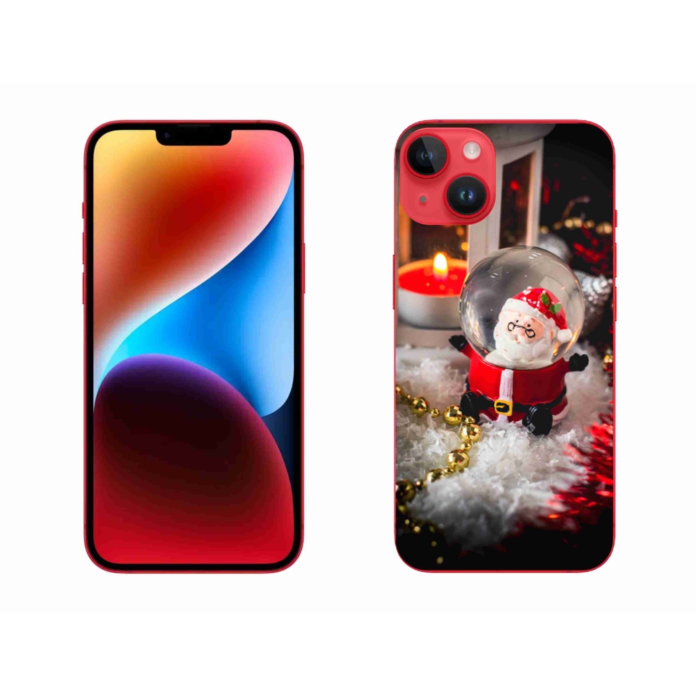 Gélový kryt mmCase na iPhone 14 Plus - Santa Claus 1
