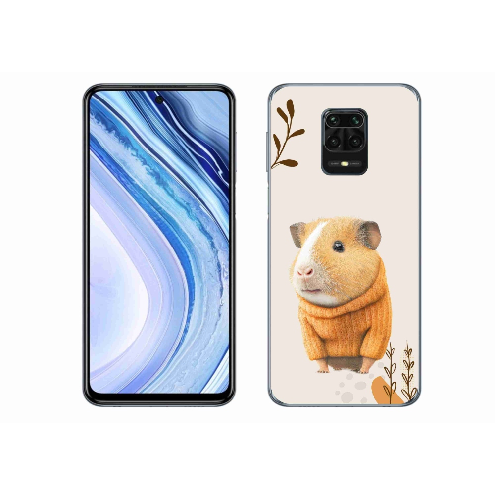 Gélový kryt mmCase na Xiaomi Redmi Note 9 Pro - morča vo svetri