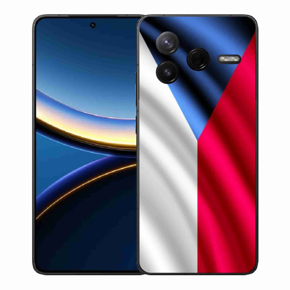 Gélový kryt mmCase na Xiaomi Poco F7 Pro - česká vlajka
