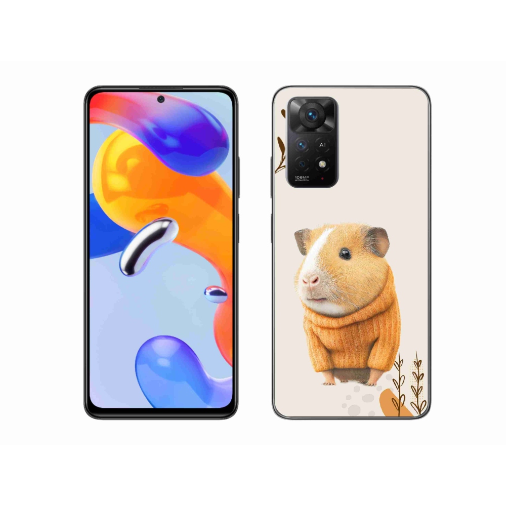 Gélový kryt mmCase na Xiaomi Redmi Note 11 Pro 4G/5G - morča vo svetri