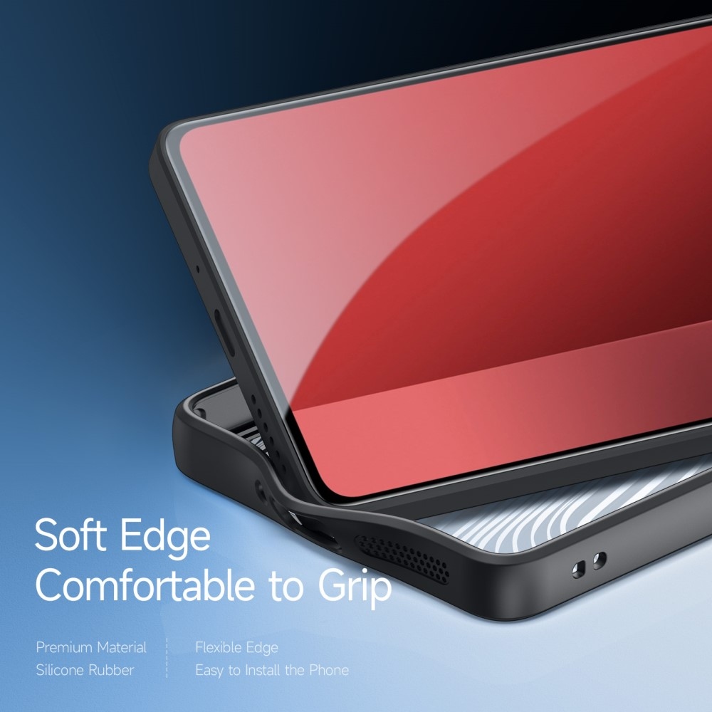 DUX Aimo gélový obal s pevným chrbtom na Xiaomi Redmi Note 13 Pro 4G/Poco M6 Pro - čierny