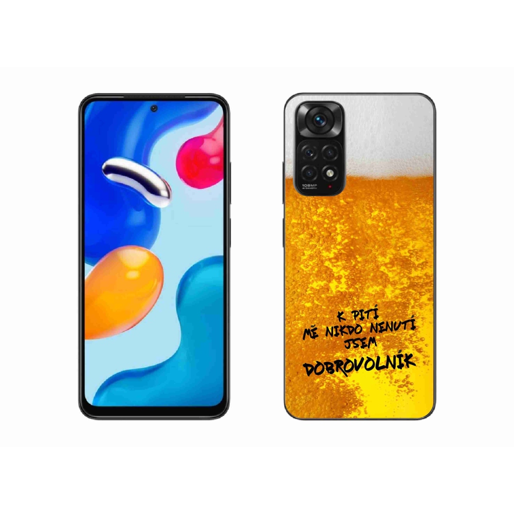 Gélový kryt mmCase na Xiaomi Redmi Note 11 4G - pivný motív 4