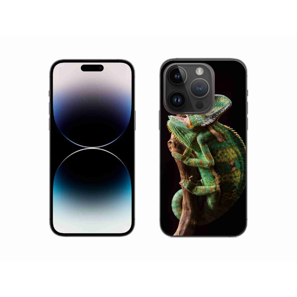 Gélový kryt mmCase na iPhone 14 Pro - chameleón