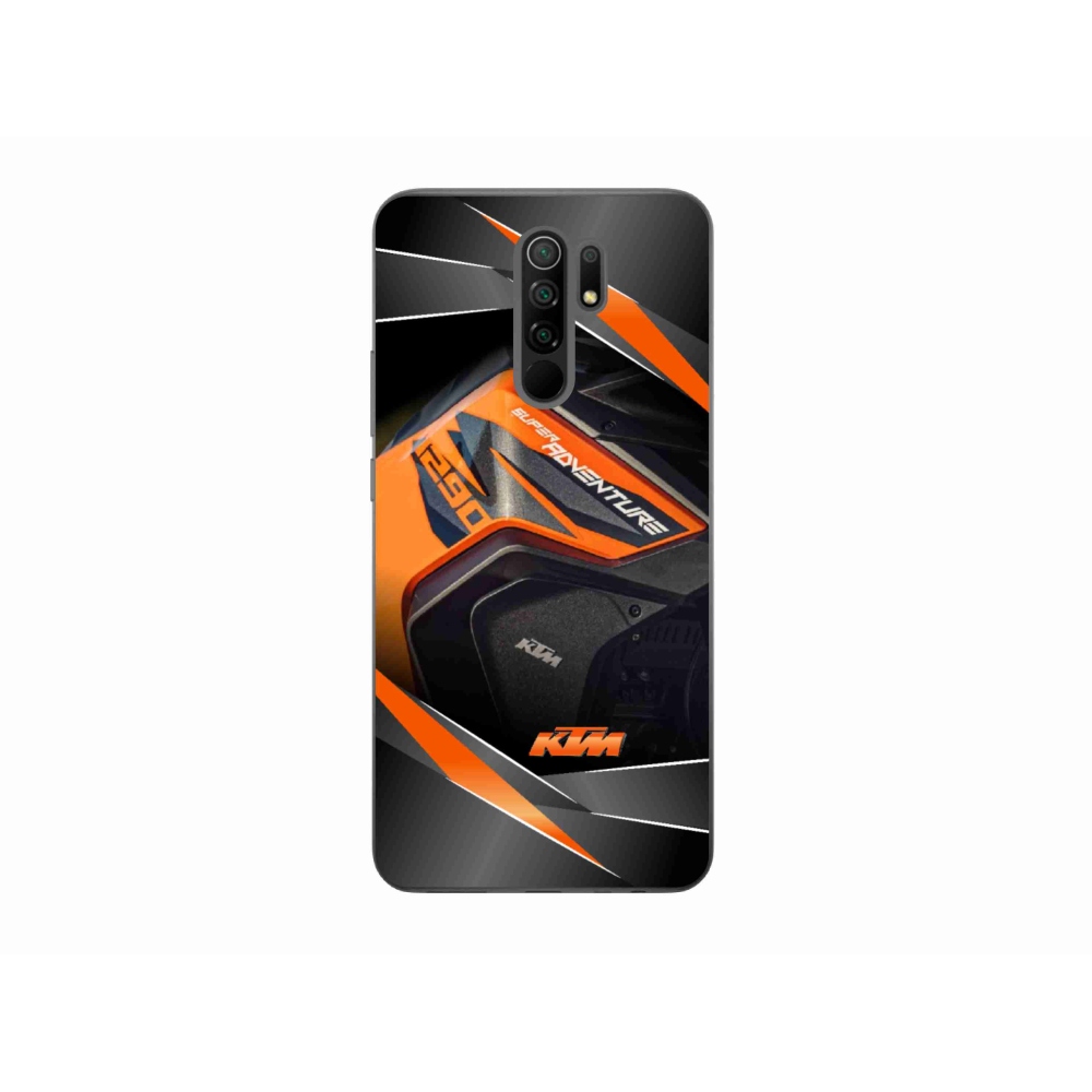 Gélový kryt mmCase na Xiaomi Redmi 9 - motorka ktm