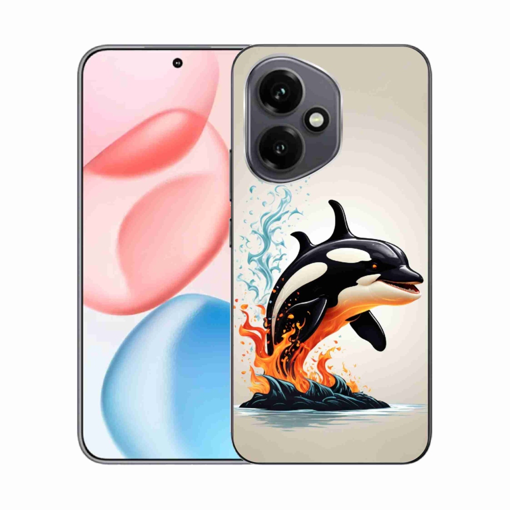 Gélový kryt mmCase na Honor 400 - kosatka