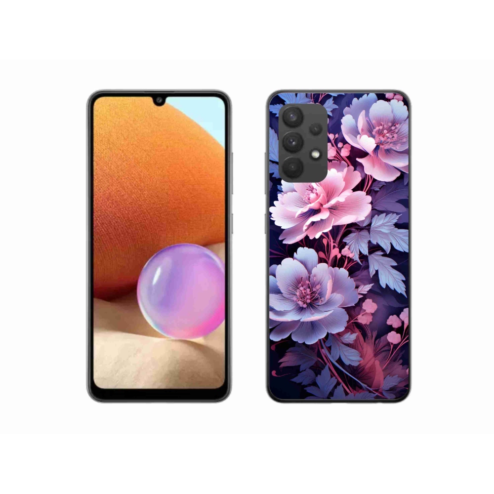 Gélový kryt mmCase na Samsung Galaxy A32 4G - kvety 11