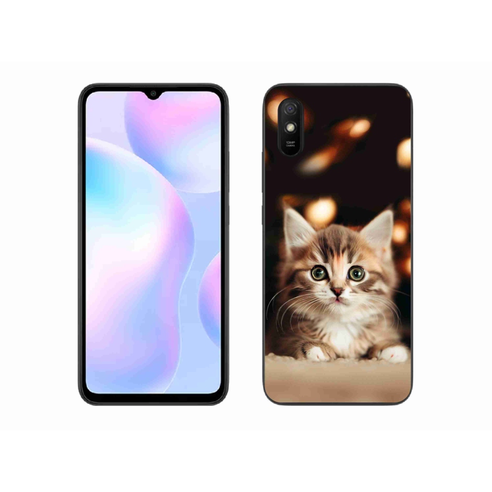 Gélový kryt mmCase na Xiaomi Redmi 9A - roztomilé mačiatko 2