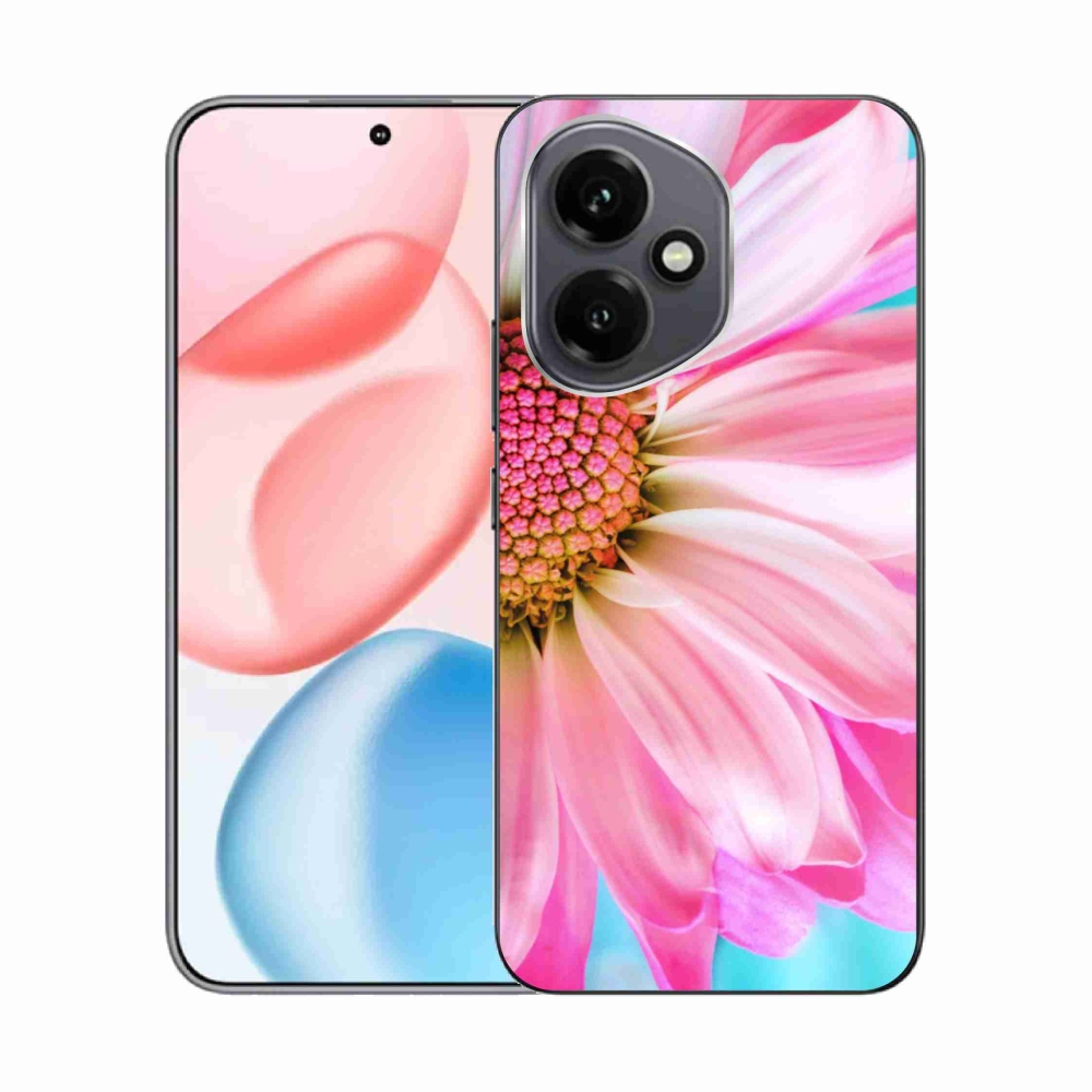 Gélový kryt mmCase na Honor 400 - ružový kvet