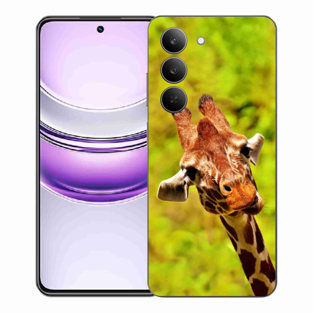 Gélový kryt mmCase na Realme 14x 5G - žirafa