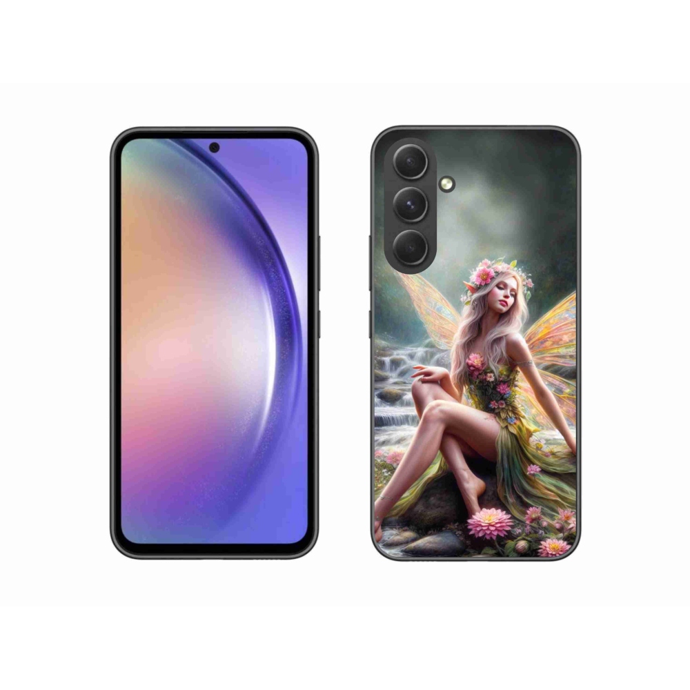 Gélový kryt mmCase na Samsung Galaxy A54 5G - motýlia žena 1