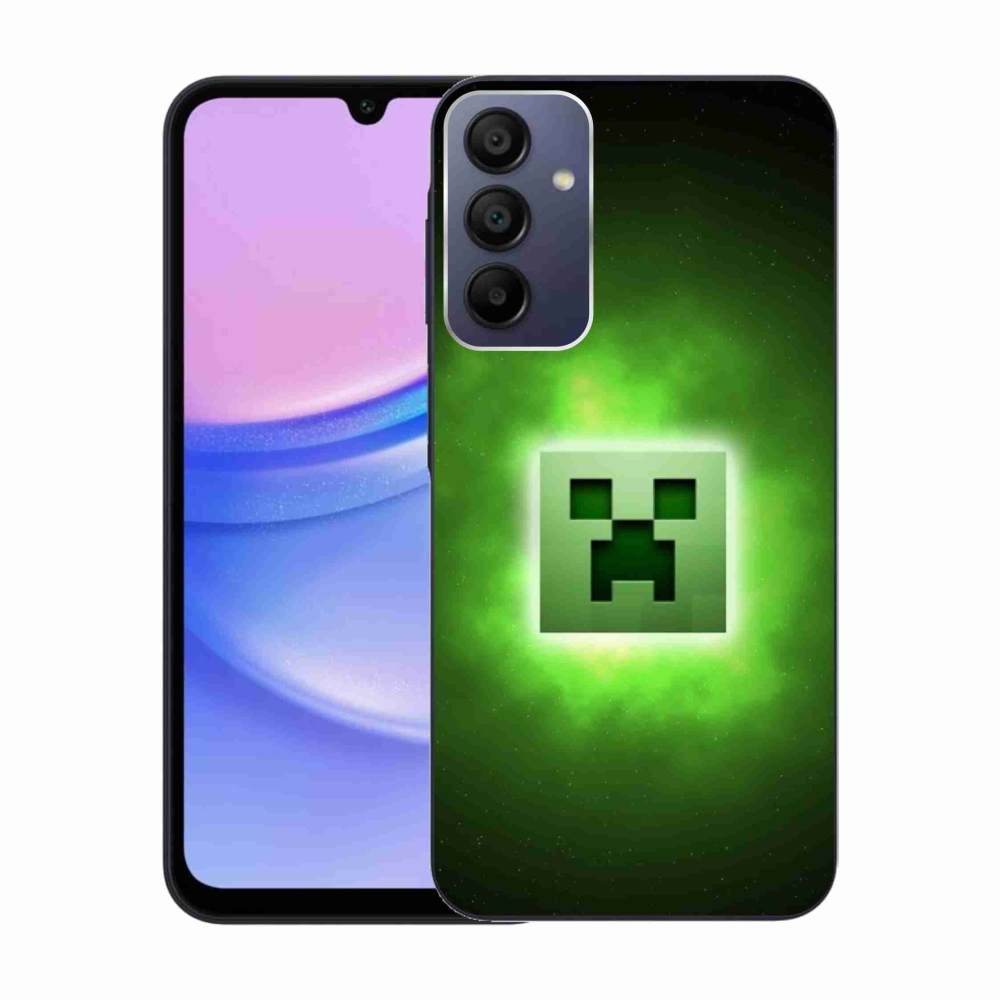 Gélový kryt mmCase na Samsung Galaxy A15 4G/5G - minecraft