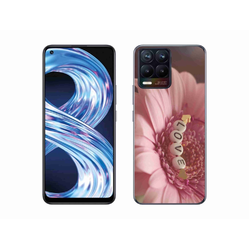 Gélový kryt mmCase na Realme 8 Pro - prívesok love