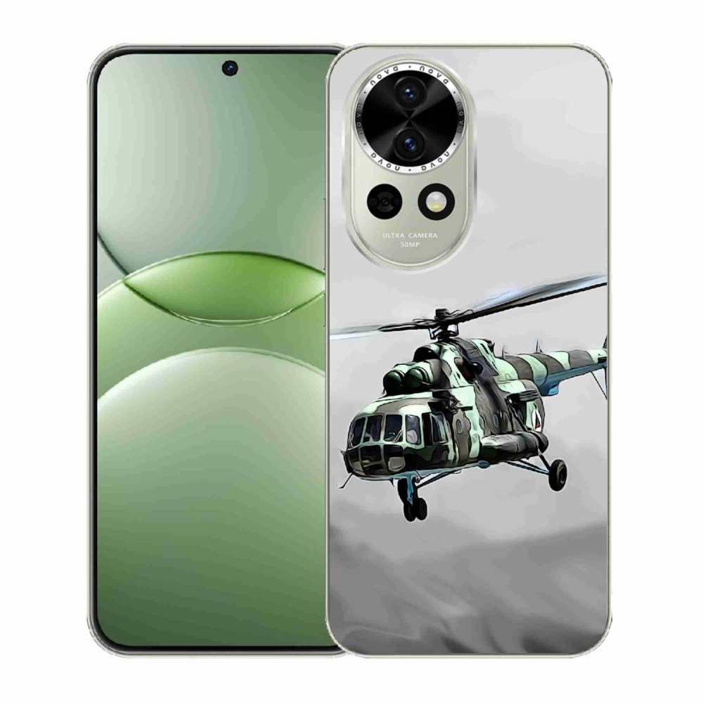 Gélový kryt mmCase na Huawei Nova 13 5G - vojenský vrtuľník