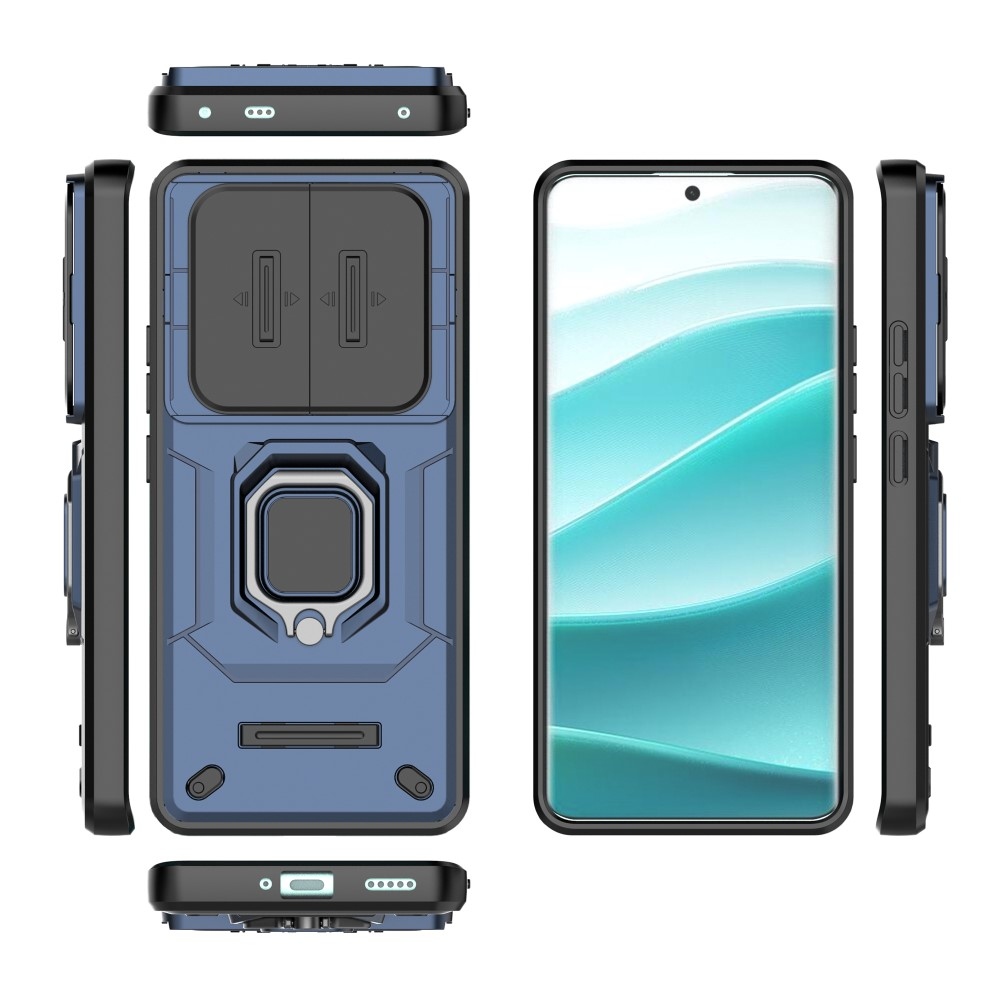 Lens odolný kryt na Xiaomi Redmi Note 14 Pro+ 5G - modrý
