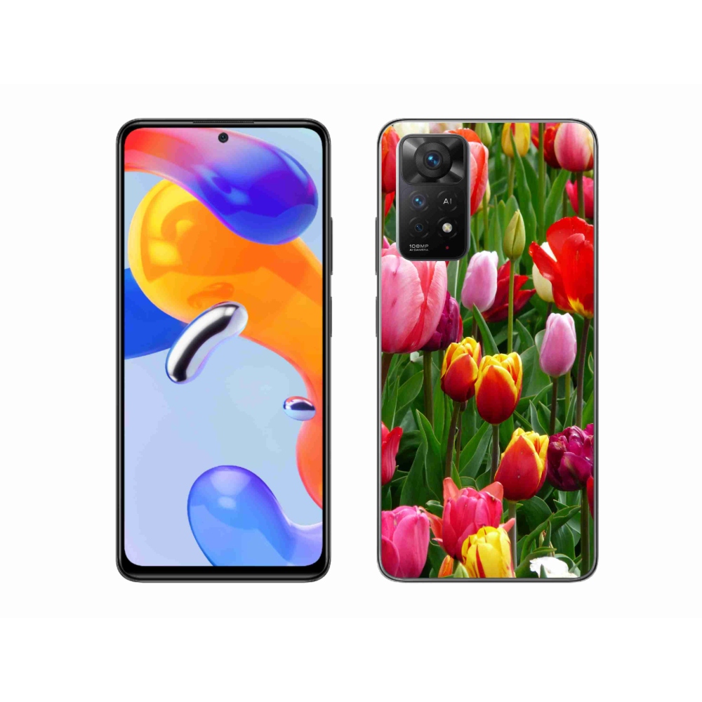 Gélový kryt mmCase na Xiaomi Redmi Note 11 Pro 4G/5G - tulipány