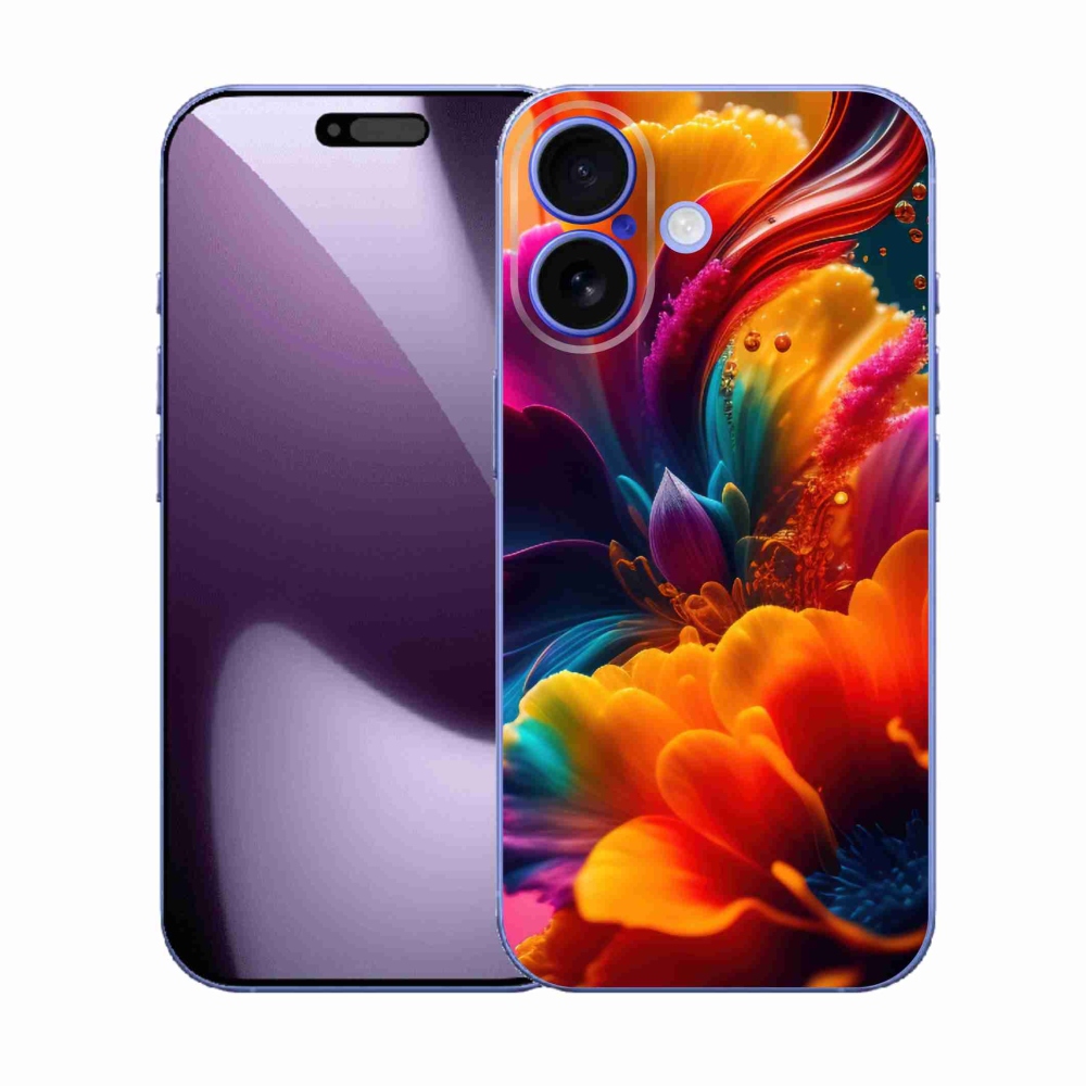 Gélový kryt mmCase na iPhone 17 - abstraktný motív 2