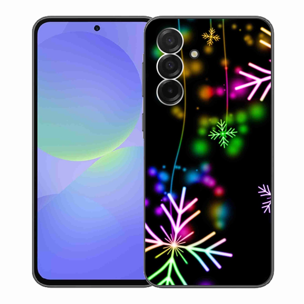 Gélový kryt mmCase na Samsung Galaxy A36 5G - farebné vločky