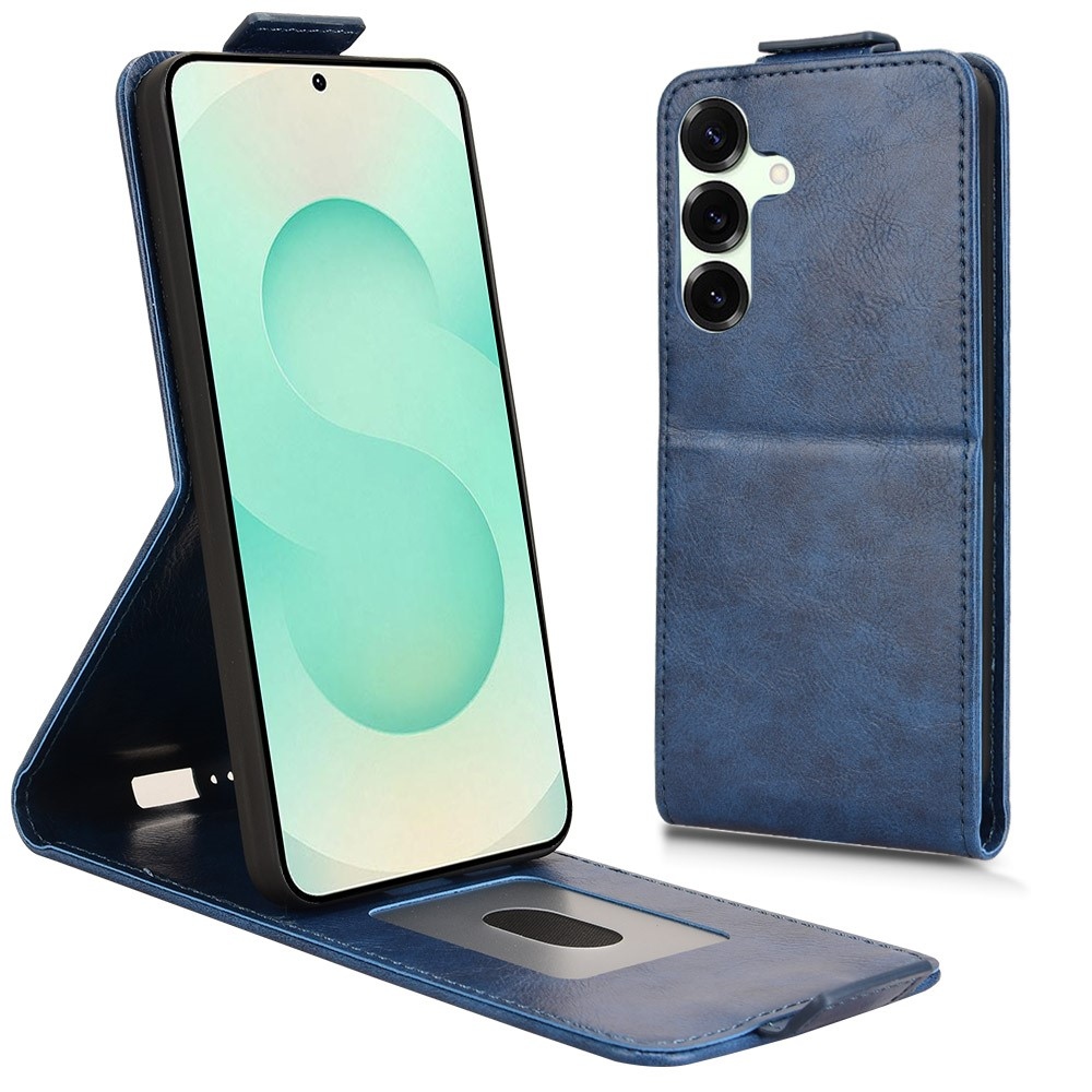 Vert flipové púzdro na Samsung Galaxy S25 FE - modré