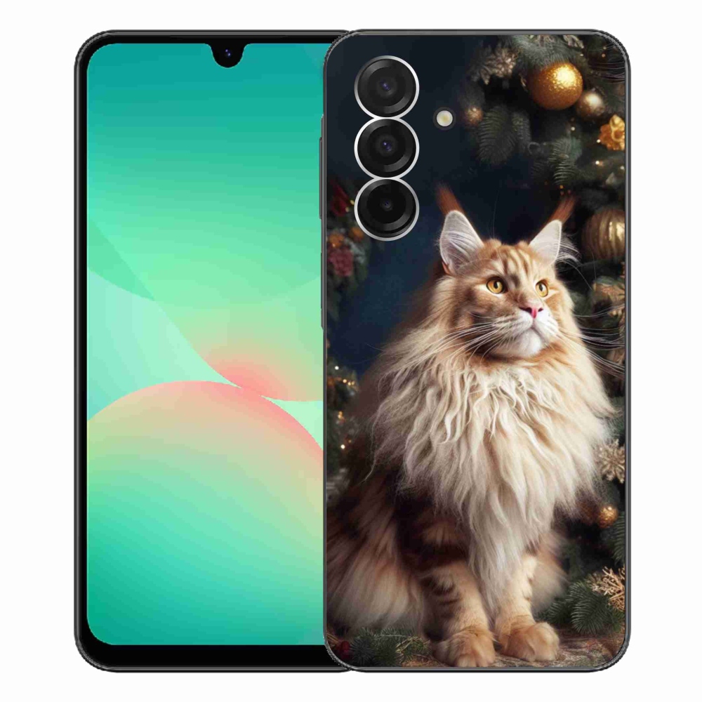 Gélový kryt mmCase na Samsung Galaxy A26 5G - mačka pri stromčeku