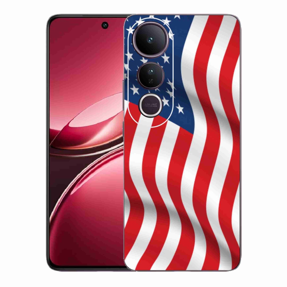 Gélový kryt mmCase na Vivo V50 Lite 4G/5G - USA vlajka