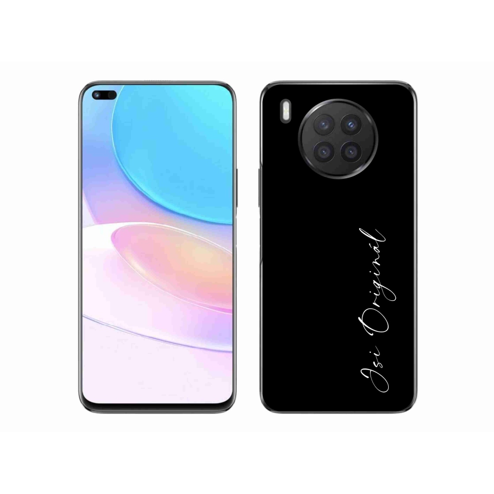 Gélový kryt mmCase na Huawei Nova 8i - si originál čierne pozadie