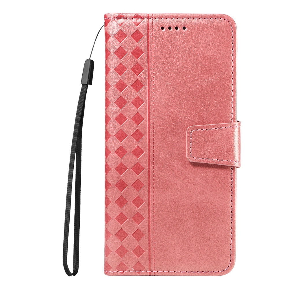 Grids knižkové púzdro na Xiaomi Redmi 15C 4G/5G (173mm) - ružovozlaté