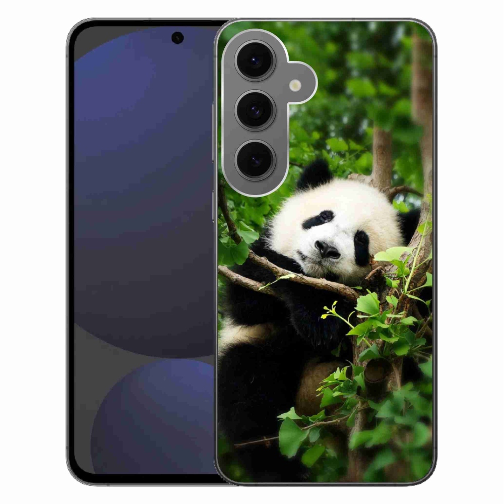 Gélový kryt mmCase na Samsung Galaxy S24 FE - panda