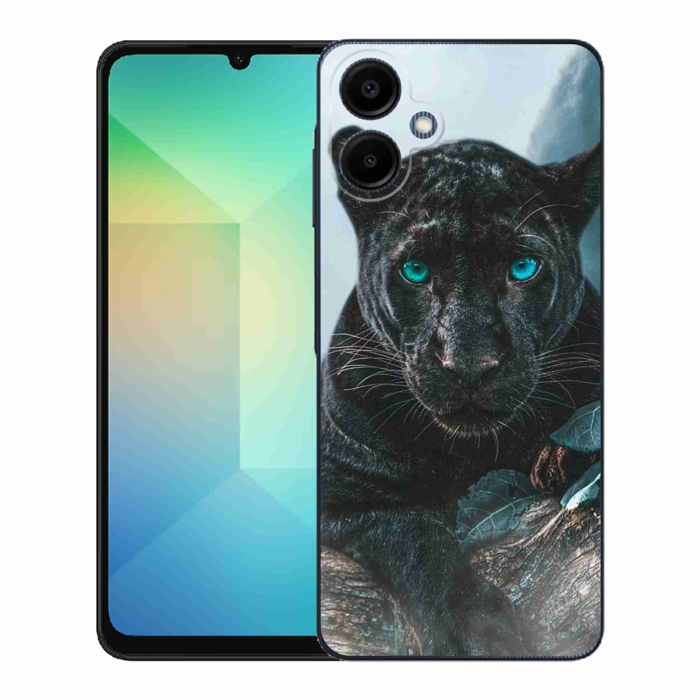 Gélový kryt mmCase na Samsung Galaxy A06 4G - čierny panter
