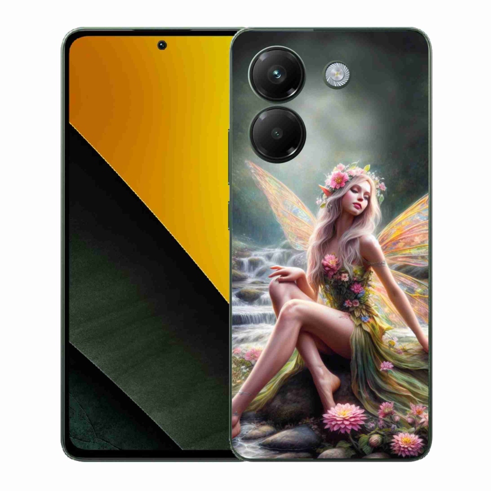 Gélový kryt mmCase na Xiaomi Poco M7 Pro 5G - motýlia žena 1