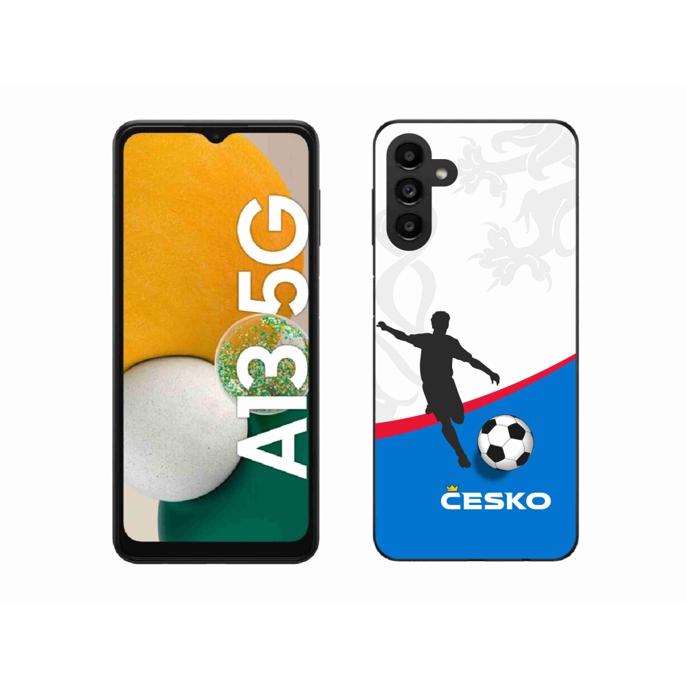 Gélový kryt mmCase na Samsung Galaxy A13 5G - futbal Česko 1